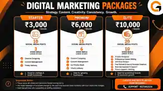 Grow Advertising digital marketing packages Starter Premium and Elite