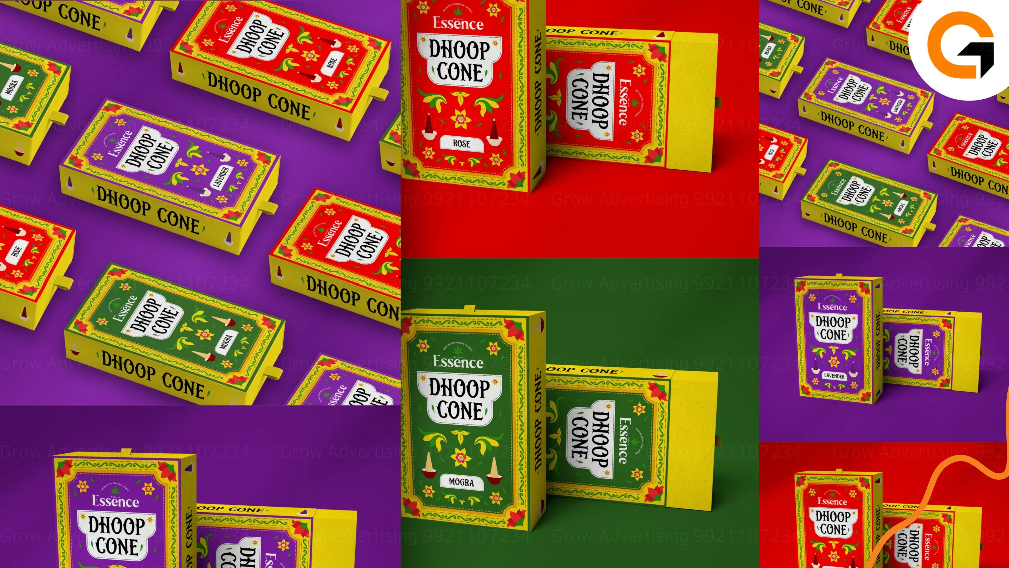 Dhoop cone packaging