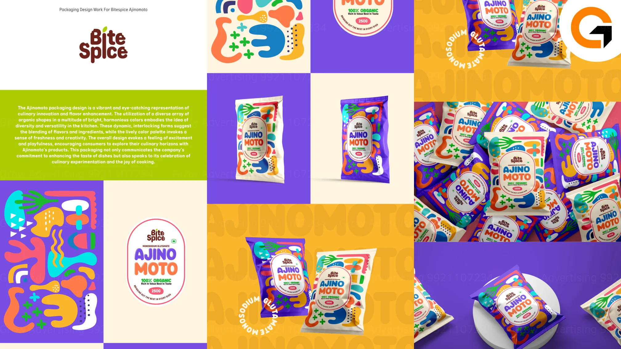 Ajino Moto packaging