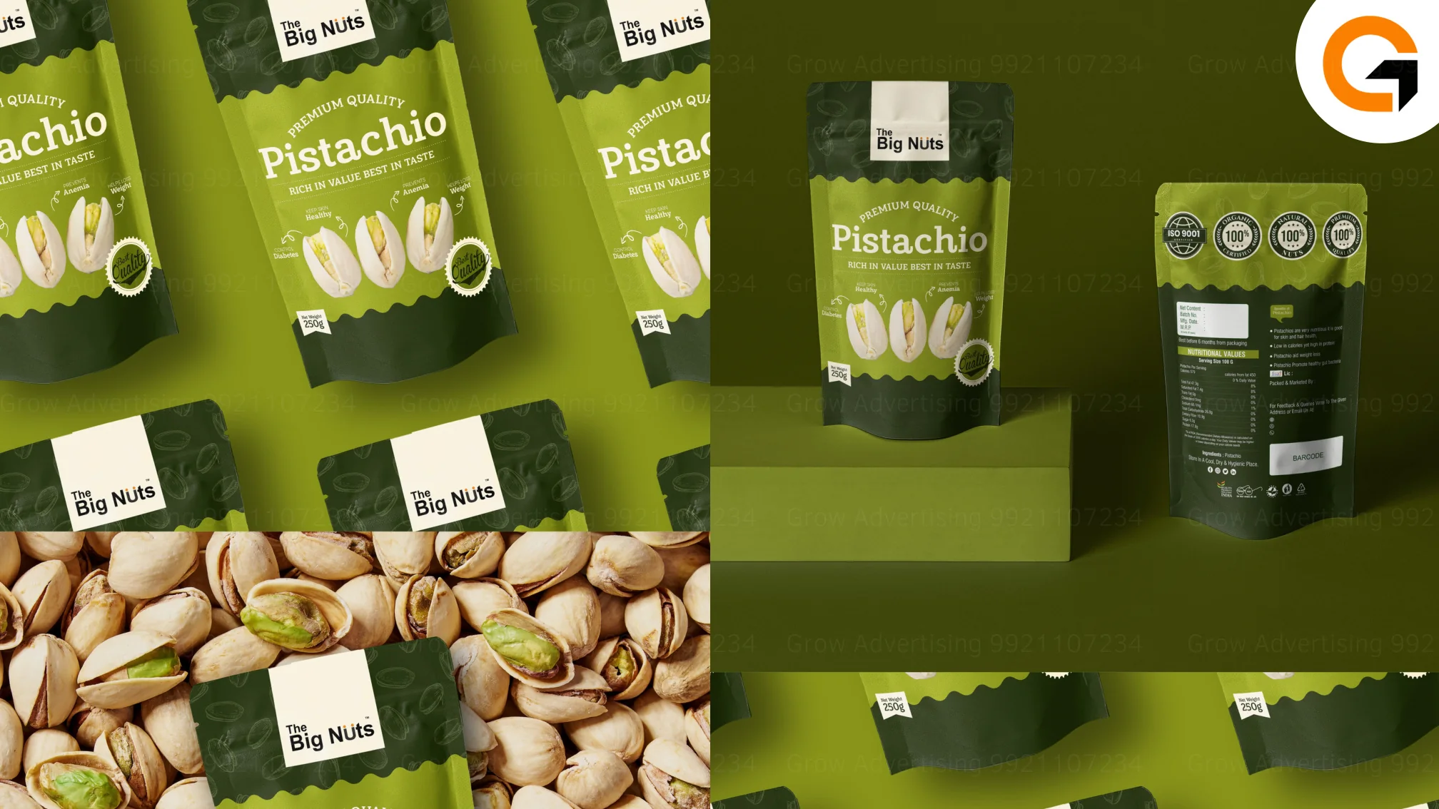 Pistachio packaging